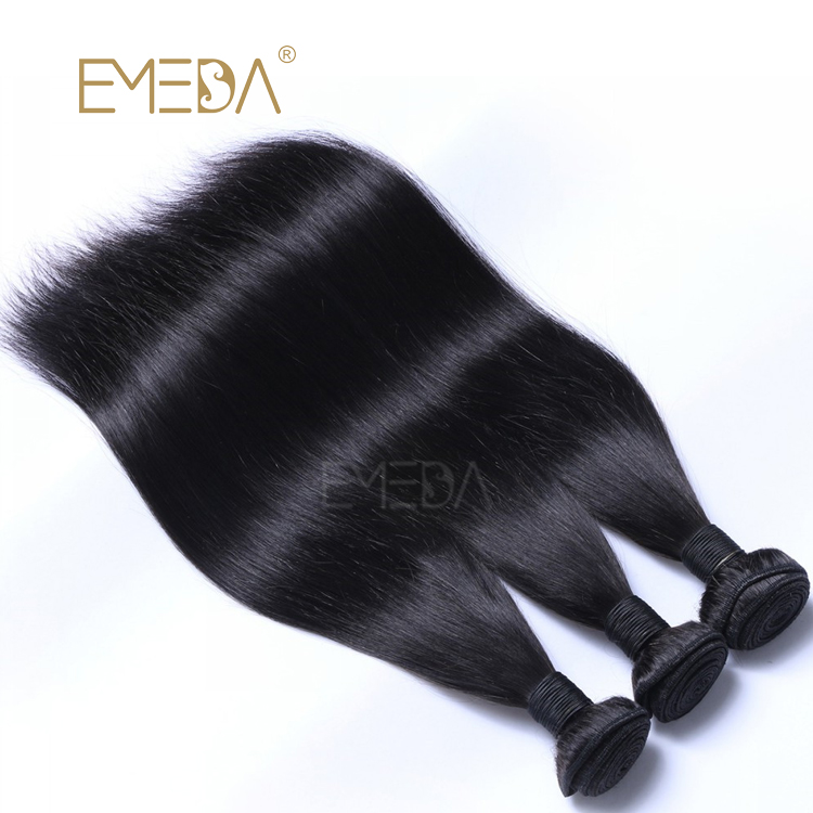 Brazilian Raw Virgin Human Hair Weave Straight Hair Bundles Unprocessed Natural Hair Weft LM407 